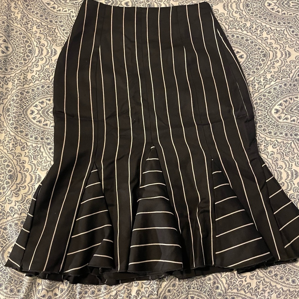 Emporio Armani Striped Woven skirt